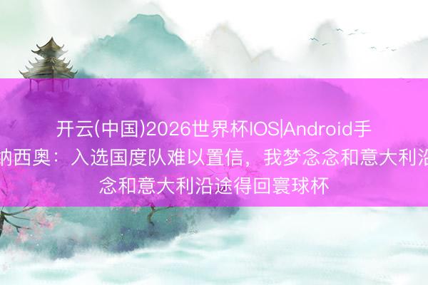 开云(中国)2026世界杯IOS|Android手机app下载 伊纳西奥：入选国度队难以置信，我梦念念和意大利沿途得回寰球杯